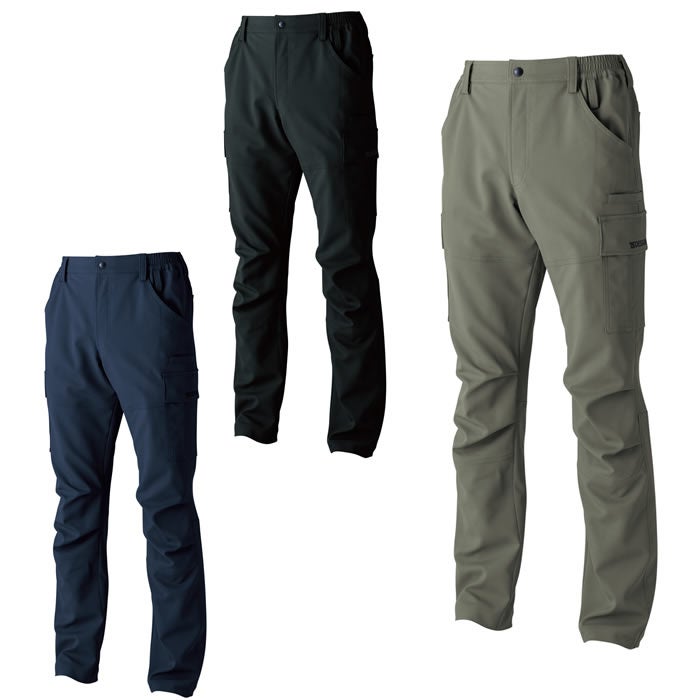 8454 ESストレッチドライカーゴパンツ TSDESIGN TSデザイン 秋冬 作業服 作業着 SS～4L ポリエステル100％ ストレッチドライ