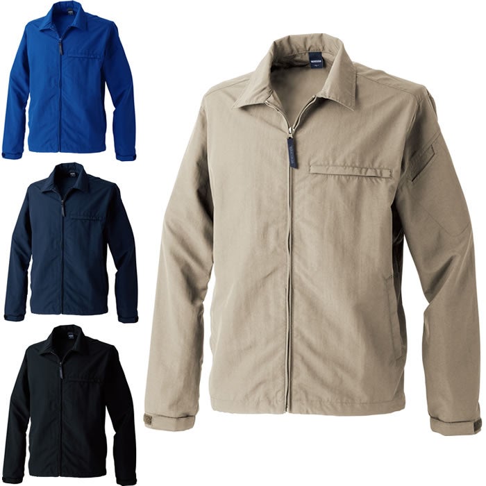 4436 ライトジャケット TSDESIGN TSデザイン 作業服 年間 長袖ブルゾン 作業着 SS～6L ナイロン100％ ワッシャーナイロン