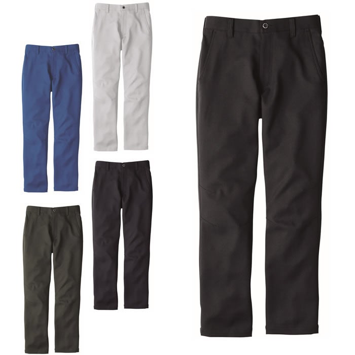 EBA321 ノータックパンツ BIGBORN ビッグボーン 秋冬 作業服 作業着 S～7L ポリエステル90％・綿10％ 裏綿ストレッチツイル