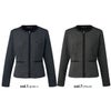 SA492J ジャケット 神馬本店 selectstage ストレッチ SDGs 事務服 制服 5号～19号 ポリエステル100％ メランジュニット