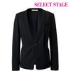 WN52JA ジャケット 神馬本店 selectstage ストレッチ SDGs 事務服 制服 5号～17号 ポリエステル100％ エコツイルニット