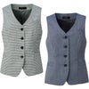 SS900V ベスト 神馬本店 selectstage ストレッチ 事務服 制服 5号～19号 ポリエステル100％ サマーツイードボーダー