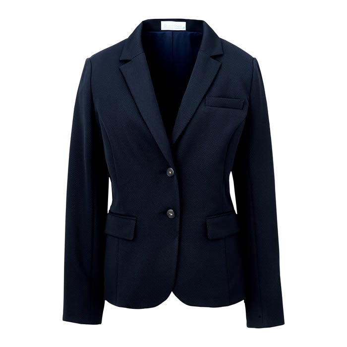 SA480J ジャケット 神馬本店 selectstage ストレッチ SDGs 事務服 制服 5号～19号 ポリエステル100％ 制菌エコツイルニット