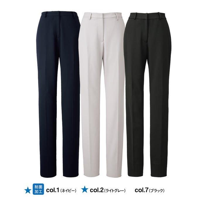 WN50P パンツ 後ろゴム 神馬本店 selectstage ストレッチ SDGs 事務服 制服 5号～23号 ポリエステル100％ エコツイルニット