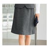  WN80S スカート Aライン 神馬本店 selectstage SDGs 事務服 制服 SS～5L ポリエステル95％・複合繊維5％ エコシックツイード