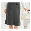 WN81S スカート 切り替えフレア 神馬本店 selectstage SDGs 事務服 制服 SS～5L ポリエステル95％・複合繊維5％ エコシックツイード