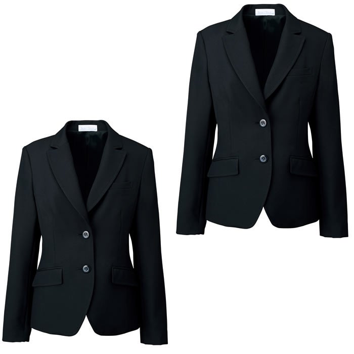 E2440 ジャケット 神馬本店 selectstage 事務服・制服 5号～23号 ポリエステル100％ ストレッチツイル