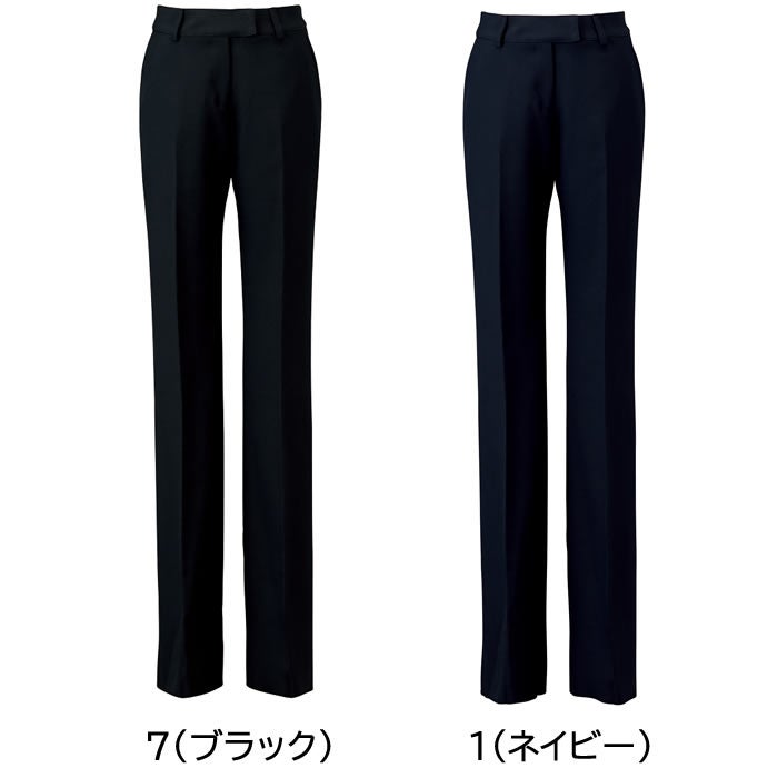 E2490 パンツ 神馬本店 selectstage 事務服・制服 5号～23号 ポリエステル100％ ストレッチツイル