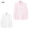 E2302 半袖タイプブラウス　神馬本店 selectstage 事務服・制服 5号～19号 ポリエステル65％・綿35％ ファインブロード